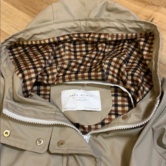 Zara cape raincoat sz xs - Picture 9 of 12